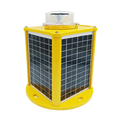 Low Intensity 5km 14AH Solar Beacon Light 3W For Buildings