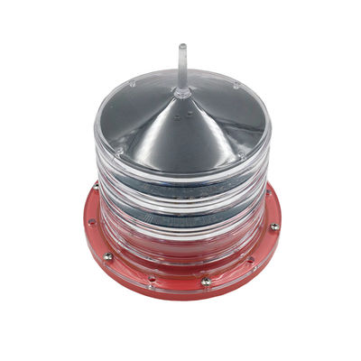 1-4NM 2W Red Solar Marine Navigation Lamps