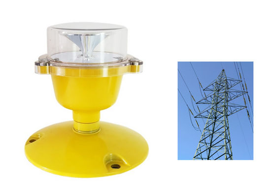 Base di alluminio delle luci di avvertimento degli aerei della prova di corrosione 100cd LED